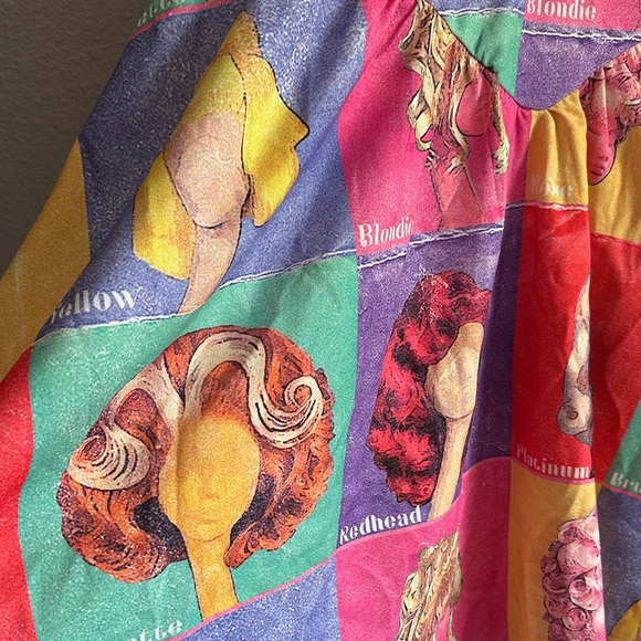 Colorful Halter Dress with Graphic Print - Picture 2 of 4